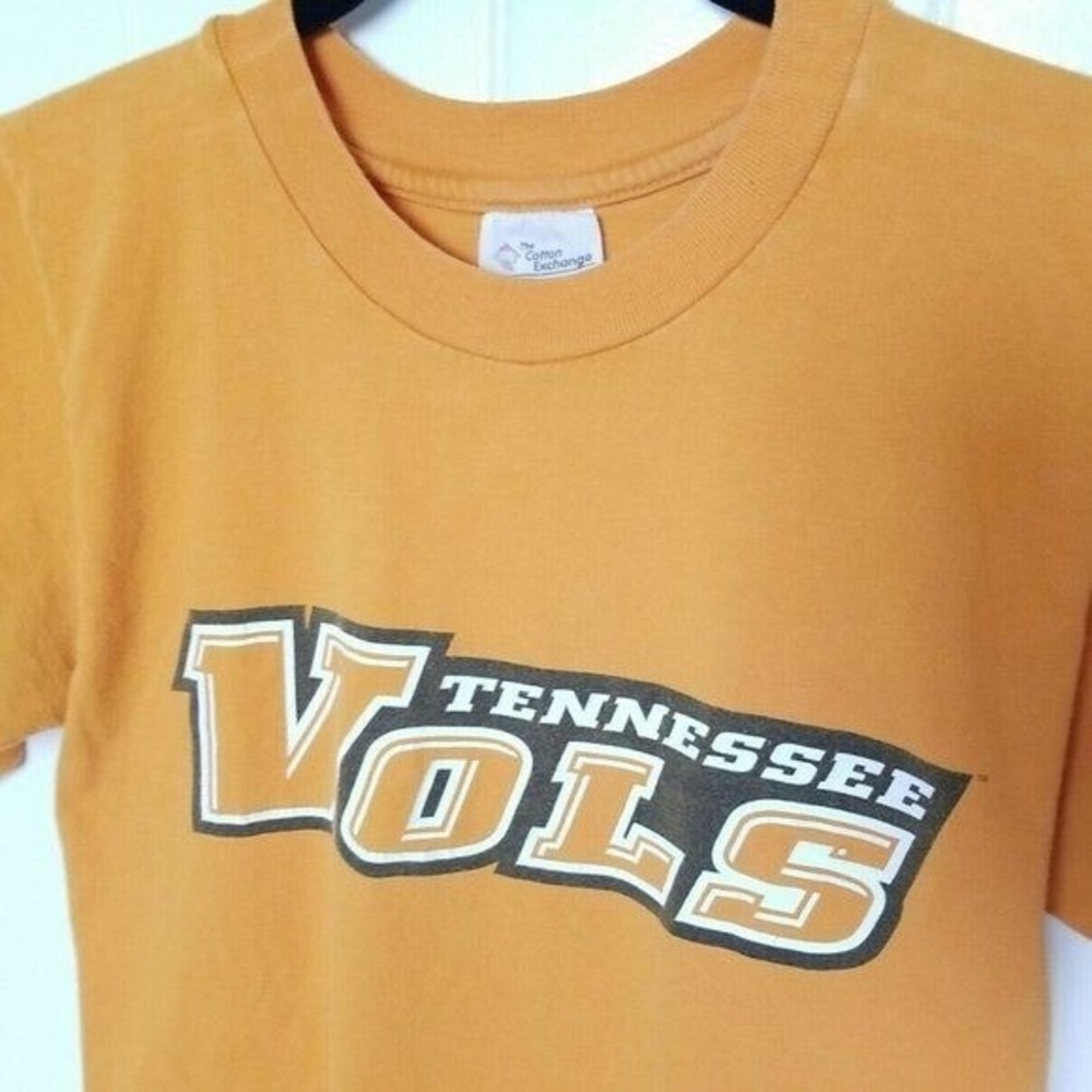 VTG Tennessee Vols Volunteers T Shirt Tee NCAA Made in USA Adult Small Orange